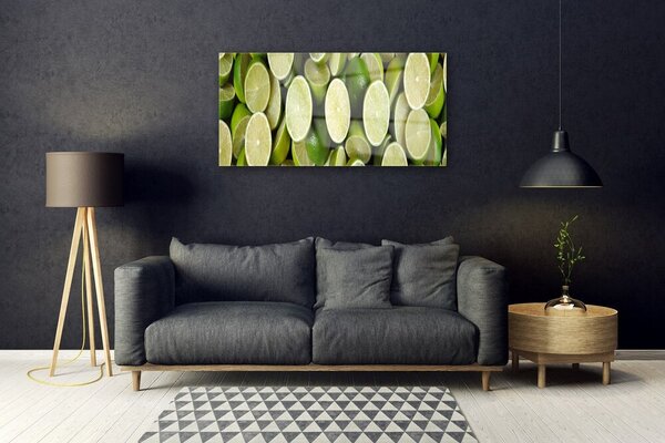 Skleneny obraz Limetka jedlo kuchyňa 100x50 cm 2 Prívesky