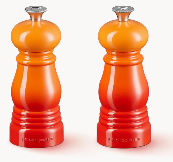 Mlynčeky na soľ a korenie's keramickým mechanizmom Creuset, 2 ks