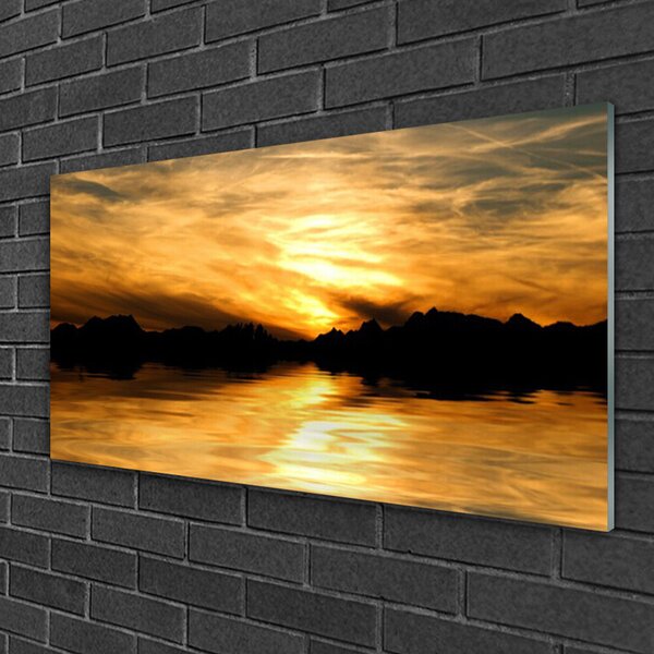 Skleneny obraz Abstrakcia umenie 100x50 cm 2 Prívesky