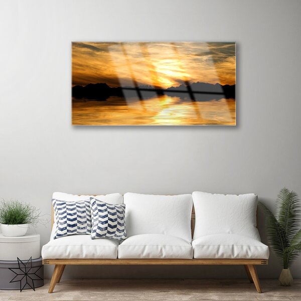 Skleneny obraz Abstrakcia umenie 100x50 cm 2 Prívesky