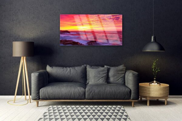 Skleneny obraz Abstrakcia umenie 100x50 cm 2 Prívesky