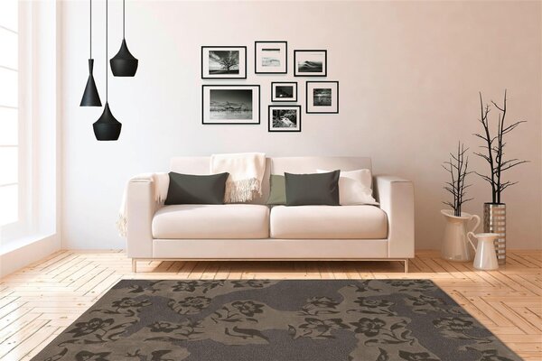 PLOCHO TKANÝ KOBEREC, 140/200 cm sivá, taupe Kayoom - Online Only bytové doplnky, Online Only