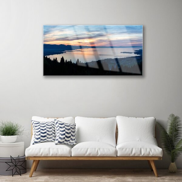 Skleneny obraz Oceán pláž príroda 100x50 cm 2 Prívesky