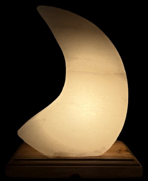 Mesiac - biela soľná lampa 3kg DOBRIO LUNAB
