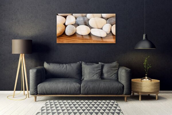 Skleneny obraz Dekoračné kamene umenie 100x50 cm 2 Prívesky