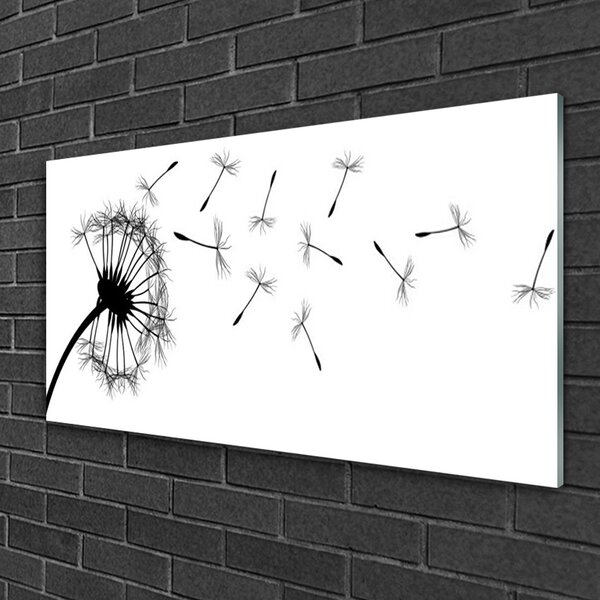 Skleneny obraz Púpava kvet 100x50 cm 2 Prívesky