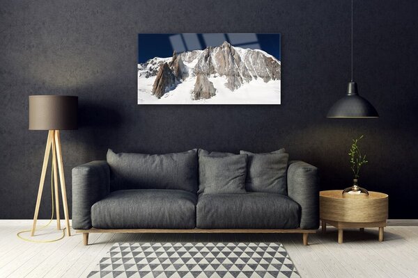 Skleneny obraz Zsněžené horské vrcholy 100x50 cm 2 Prívesky
