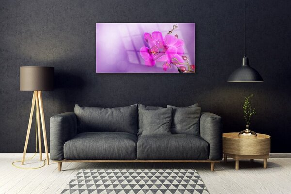 Skleneny obraz Kvety plátky orchidea 100x50 cm 2 Prívesky