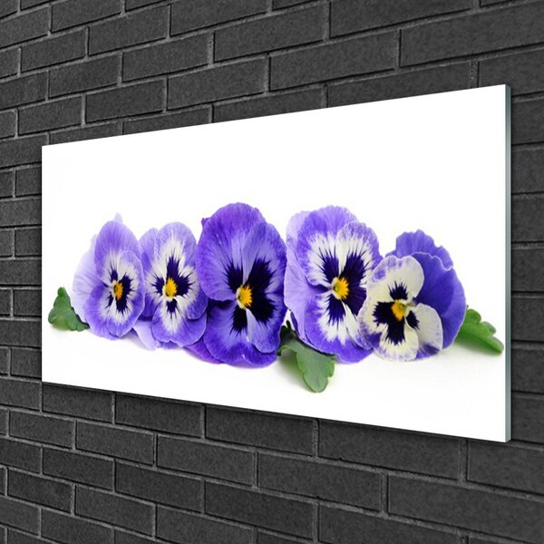 Skleneny obraz Plátky kvet sirôtky 100x50 cm 2 Prívesky