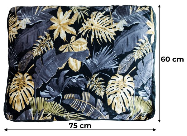 Mäkký vankúš pre psa ROYAL PET 75x60 cm, vzorovaný