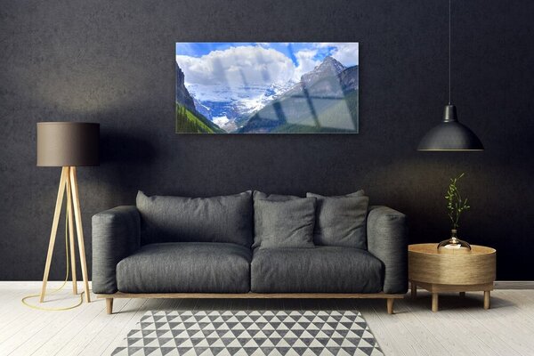 Skleneny obraz Príroda hory 100x50 cm 2 Prívesky
