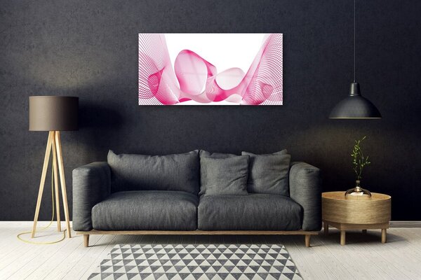Skleneny obraz Abstrakcia čiary vlny umenie 100x50 cm 2 Prívesky