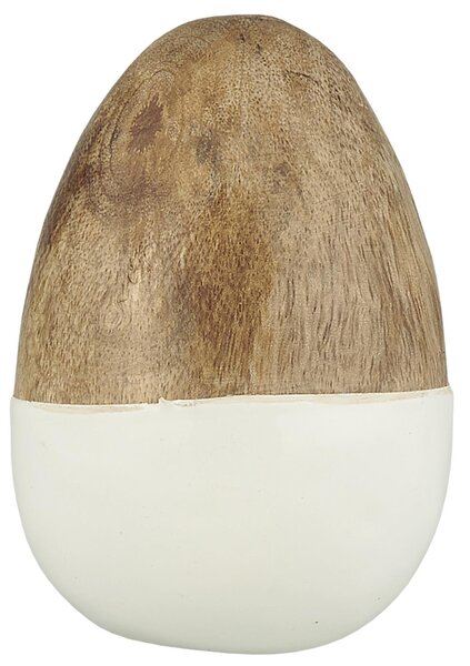 IB Laursen Bielo-hnedé veľkonočné vajíčko, stojace