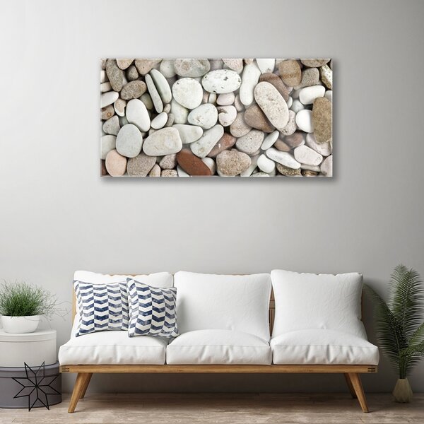 Skleneny obraz Kamene dekoračné kamienky 100x50 cm 2 Prívesky