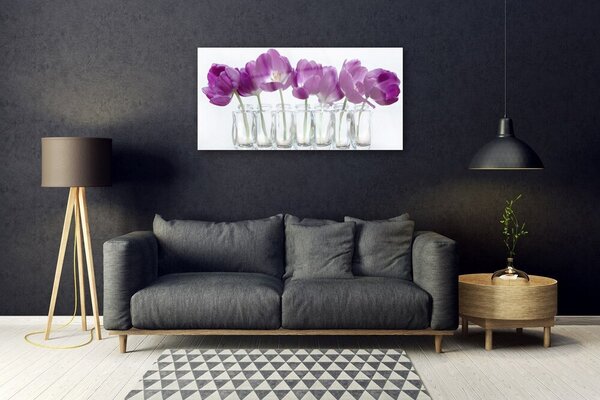 Skleneny obraz Kvety rastlina príroda 100x50 cm 2 Prívesky