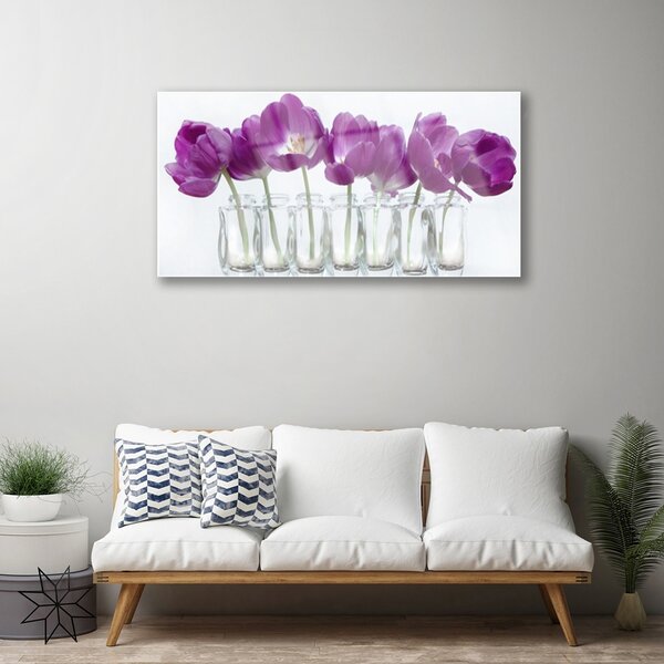 Skleneny obraz Kvety rastlina príroda 100x50 cm 2 Prívesky