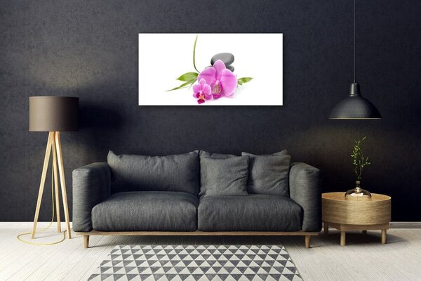 Skleneny obraz Kvet kamene rastlina 100x50 cm 2 Prívesky