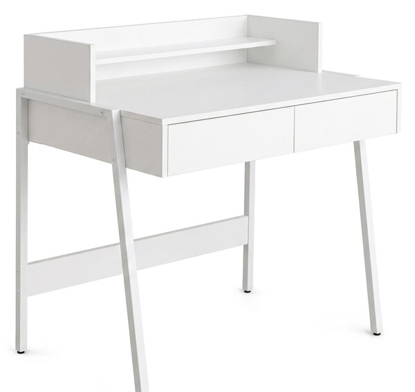 Ak furniture Písací stôl Flux 78 cm biely