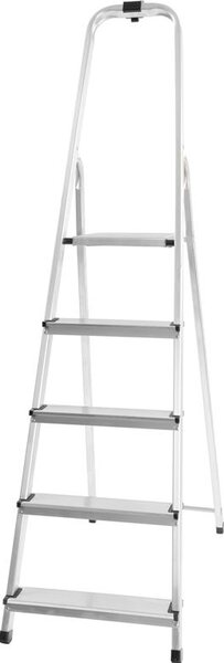 Schodiky Strend Pro AL-D5, 5 stupienkové, max 125 kg, Alu