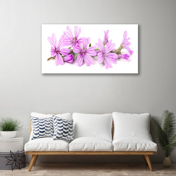 Skleneny obraz Kvety rastlina príroda 100x50 cm 2 Prívesky