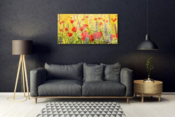 Skleneny obraz Kvety rastlina príroda 100x50 cm 2 Prívesky