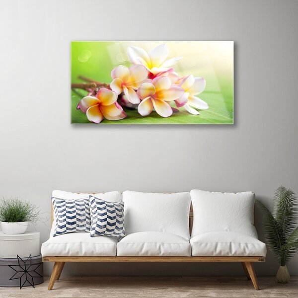 Skleneny obraz Kvety rastlina príroda 100x50 cm 2 Prívesky