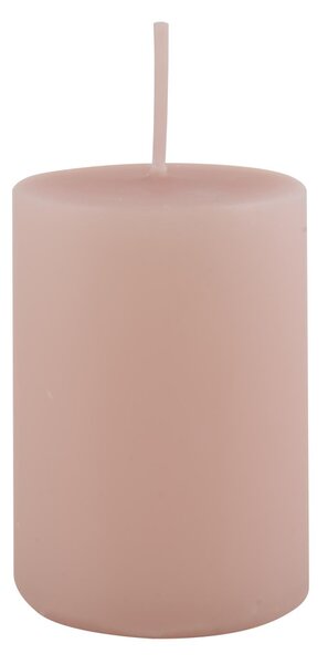 IB Laursen Ružová stĺpová sviečka ROSE QUARTZ 6cm