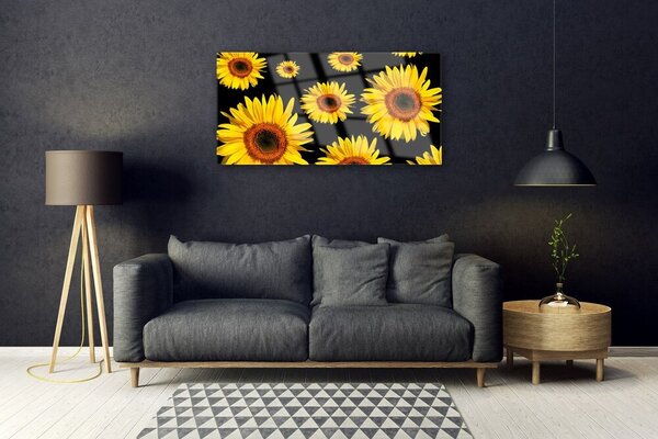 Skleneny obraz Slnečnica rastlina príroda 100x50 cm 2 Prívesky