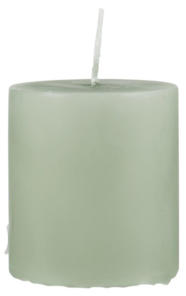 IB Laursen Zelená stĺpová sviečka ANTIQUE GREEN 7cm