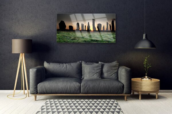 Skleneny obraz Skála umenie 100x50 cm 2 Prívesky