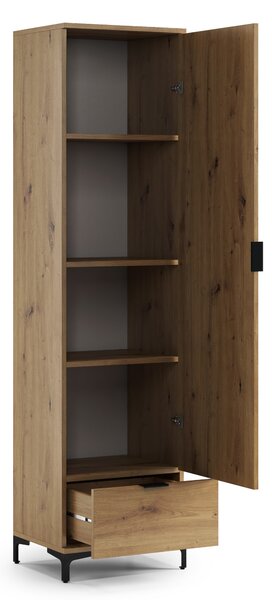 Skriňa LANA 06 Dub Artisan - 1-DVEROVÁ SKRIŇA SO ZÁSUVKOU