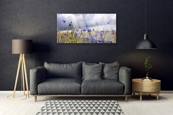 Skleneny obraz Kvety rastlina príroda 100x50 cm 2 Prívesky
