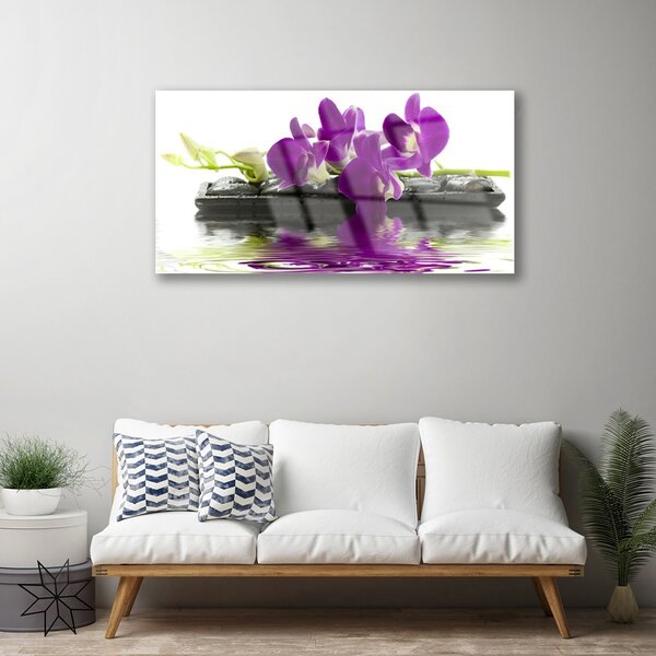 Skleneny obraz Kvety rastlina príroda 100x50 cm 2 Prívesky