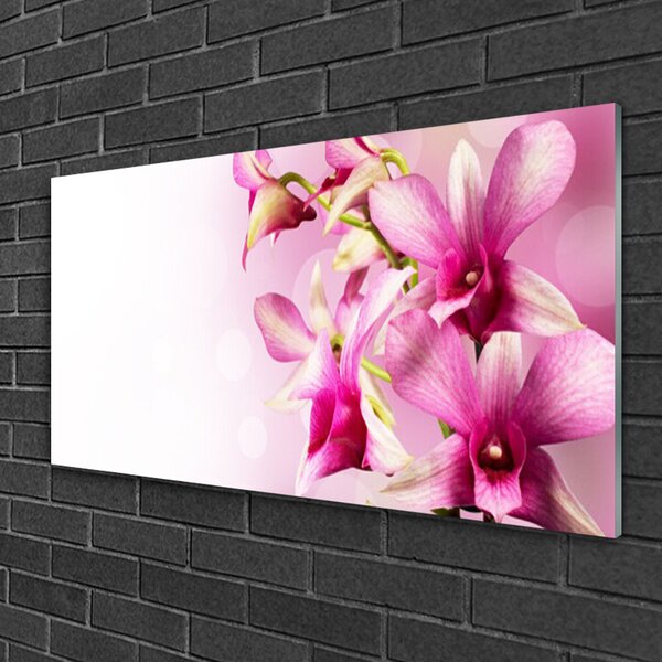 Skleneny obraz Kvety rastlina príroda 100x50 cm 2 Prívesky