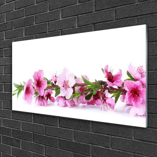 Skleneny obraz Kvety rastlina príroda 100x50 cm 2 Prívesky