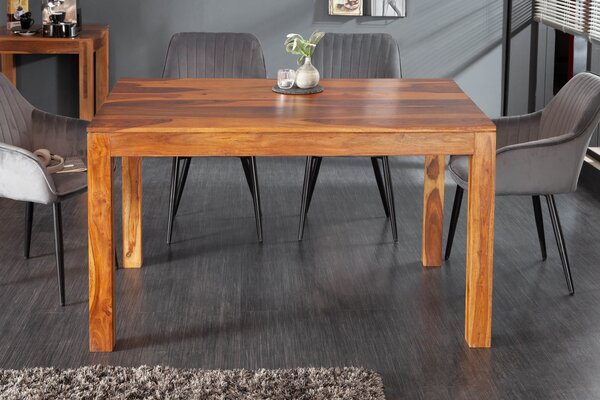 Jedálenský stôl LAGOS 120 cm sheesham drevo prírodné