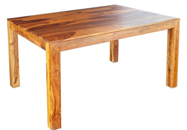 Jedálenský stôl LAGOS 120 cm sheesham drevo prírodné