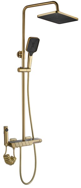 Sprchový set s termostatom REA ROB Gold Brush