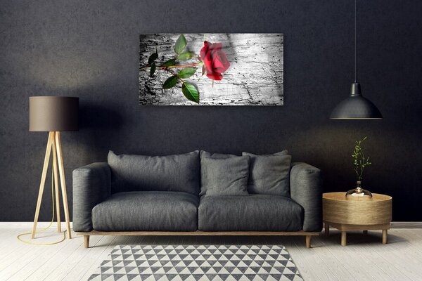 Skleneny obraz Ruže kvet rastlina 100x50 cm 2 Prívesky