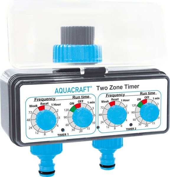 Časovač AQUACRAFT® 290160, 3/4", TwoZone, 2xAA