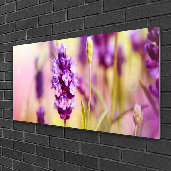 Skleneny obraz Kvety rastlina príroda 100x50 cm 2 Prívesky