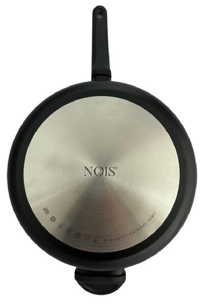 NOIS Hlboká panvica s pokrievkou Salto Silver 28cm 4,6l