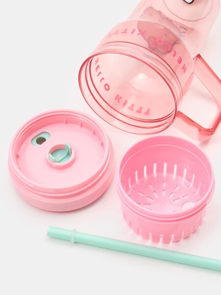 Sinsay - Hrnček s uškom a slamkou Hello Kitty - viacfarebná