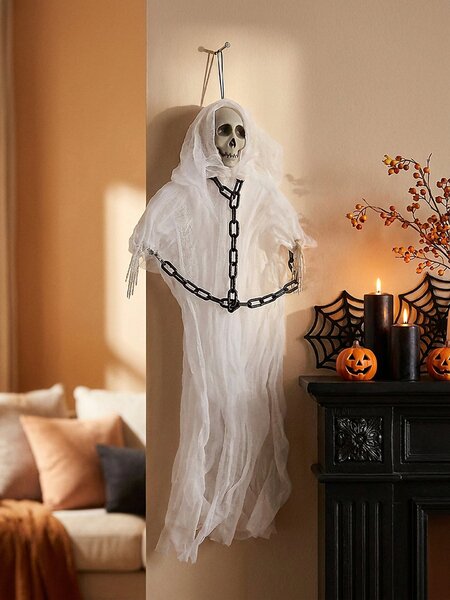 Sinsay - Nástenná dekorácia s halloweenskym motívom - biela