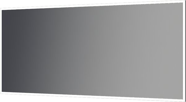 Zrkadlo THIN ALU LED v hliníkovom rámiku do 1500x700