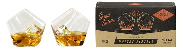 Pohár na whisky Rocking Whisky Glasses – set 2 ks