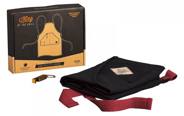 Pánska kuchynská zástera s otváračom BBQ Utility Apron