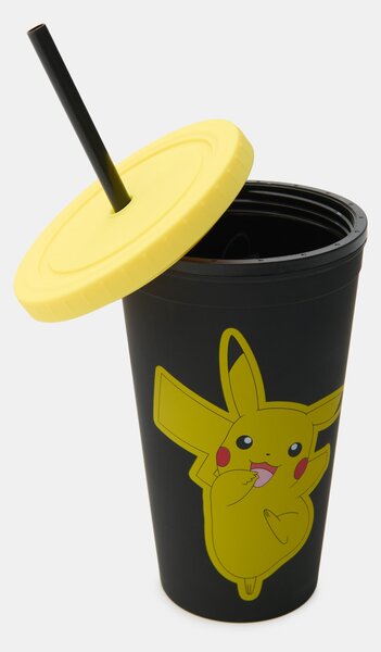 Sinsay - Hrnček s viečkom a slamkou Pokémon - viacfarebná