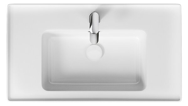 Cersanit Crea BOX skrinkové umývadlo 80cm, biela, K114-017