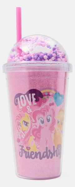 Sinsay - Hrnček s viečkom, guľôčkami a slamkou My Little Pony - viacfarebná
